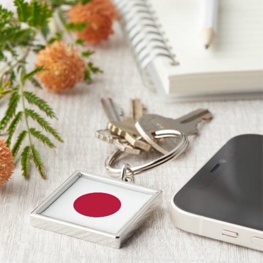 Porte-clés Drapeau Japon (Côté)