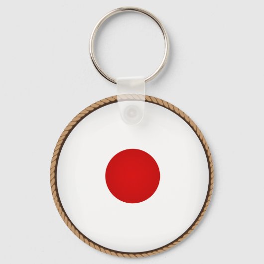 Porte-clés Drapeau japonais cool (Recto)
