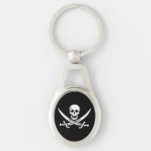 Porte-clés Drapeau Jolly roger de pirate
