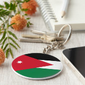 Porte-clés Drapeau Jordanie (Côté)