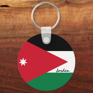 Porte-clés Drapeau jordanien & Jour férié, patriotes / sports