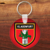 Porte-clés Drapeau Klagenfurt (Recto)