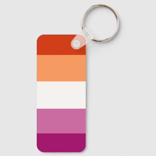 Porte-clés Drapeau lesbien (Verso)