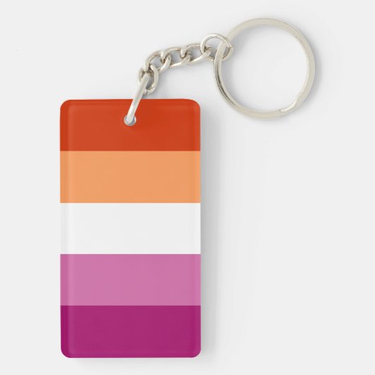 Porte-clés Drapeau lesbien (Dos)