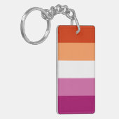 Porte-clés Drapeau Lesbienne (Devant gauche)