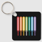 Porte-clés Drapeau LGBT Fierté Gay (Recto)