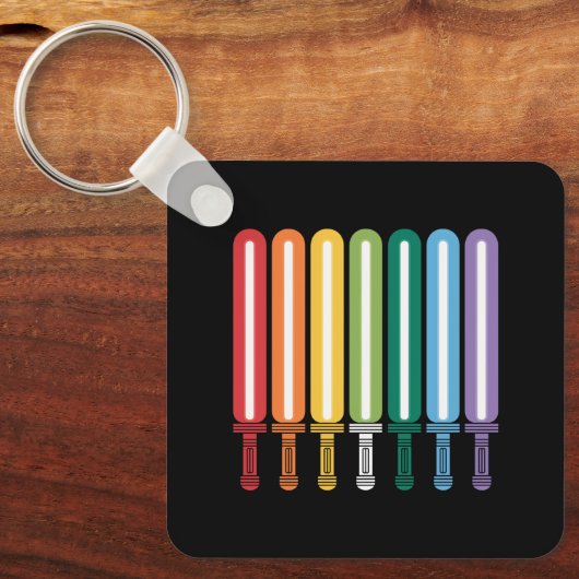 Porte-clés Drapeau LGBT Fierté Gay (Recto)