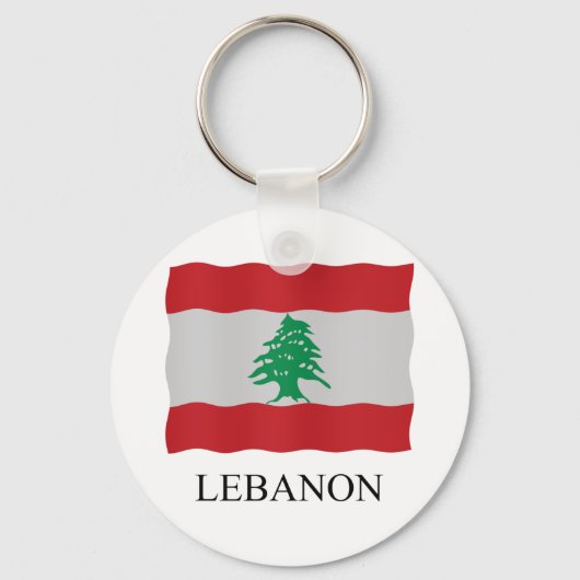 Porte-clés Drapeau libanais (Recto)