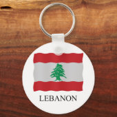 Porte-clés Drapeau libanais (Recto)