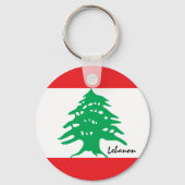 Porte-clés Drapeau libanais & Liban - Voyage / ventilateur sp (Recto)
