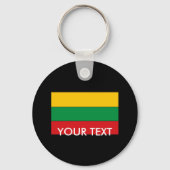 Porte-clés Drapeau Lituanie (Recto)