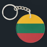 Porte-clés Drapeau Lituanie<br><div class="desc">Drapeau patriotique de Lituanie.</div>