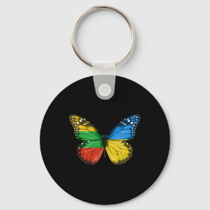 Porte-clés Drapeau Lituanien Ukrainien Papillon Lituanie Ukra