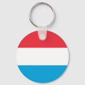Porte-clés Drapeau Luxembourg (Verso)