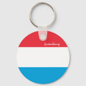 Porte-clés Drapeau Luxembourg & Vacances Luxembourg / Sports (Recto)