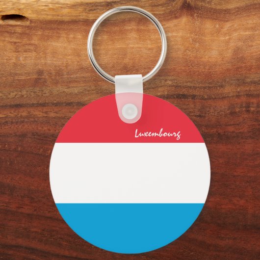 Porte-clés Drapeau Luxembourg & Vacances Luxembourg / Sports (Recto)