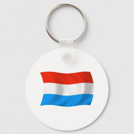 Porte-clés Drapeau Luxembourgeois (Recto)