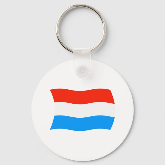 Porte-clés Drapeau Luxembourgeois (Recto)