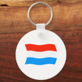 Porte-clés Drapeau Luxembourgeois (Recto)