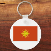 Porte-clés Drapeau Macédoine (Recto)