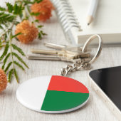 Porte-clés Drapeau Madagascar (Côté)