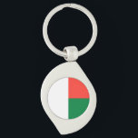 Porte-clés Drapeau Madagascar<br><div class="desc">Drapeau patriotique de Madagascar.</div>