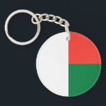 Porte-clés Drapeau Madagascar<br><div class="desc">Drapeau patriotique de Madagascar.</div>