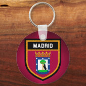 Porte-clés Drapeau Madrid (Recto)