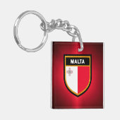 Porte-clés Drapeau Malte (Devant gauche)