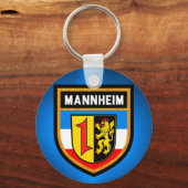 Porte-clés Drapeau Mannheim (Recto)