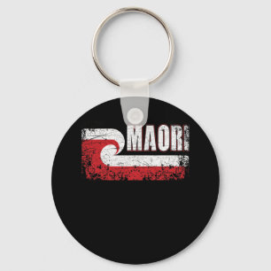 Porte-clés Drapeau maori Nouvelle-Zélande