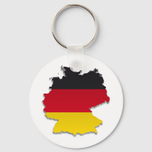 Porte-clés Drapeau Map_2 de l'Allemagne