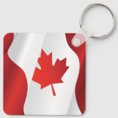 Porte-clés Drapeau Maple Leaf Canada (Dos)