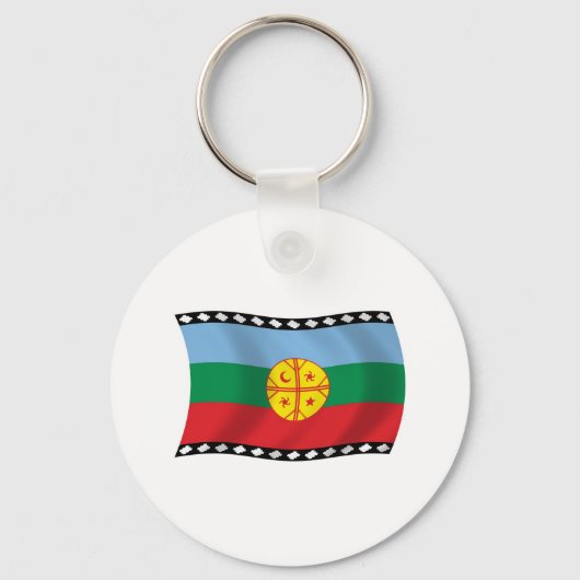 Porte-clés Drapeau Mapuches (Recto)