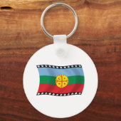 Porte-clés Drapeau Mapuches (Recto)