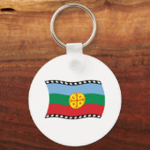 Porte-clés Drapeau Mapuches (Recto)