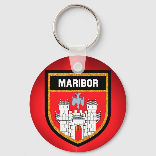 Porte-clés Drapeau Maribor (Recto)