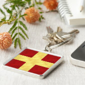 Porte-clés Drapeau maritime de signal nautique d'aquarelle de (Côté)