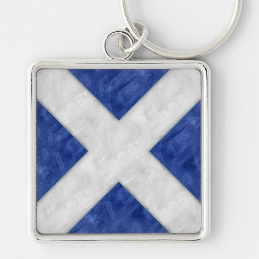 Porte-clés Drapeau maritime de signal nautique d'aquarelle de (Devant)