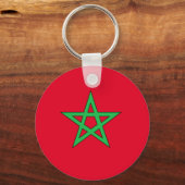 Porte-clés Drapeau Maroc (Recto)