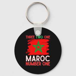 Porte-clés Drapeau Marocain Supporter De Football Marocain Po