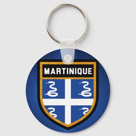 Porte-clés Drapeau Martinique (Recto)