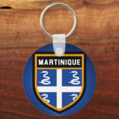 Porte-clés Drapeau Martinique (Recto)