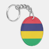 Porte-clés Drapeau Maurice (Devant gauche)