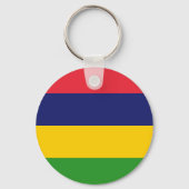 Porte-clés Drapeau mauricien (Recto)