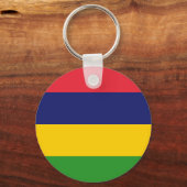 Porte-clés Drapeau mauricien (Recto)