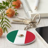 Porte-clés Drapeau mexicain (Côté)
