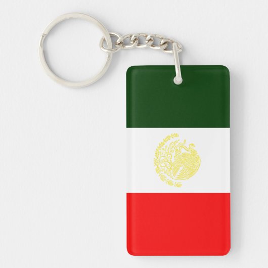 Porte-clés Drapeau mexicain (Devant)