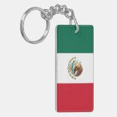 Porte-clés Drapeau Mexicain - Drapeau du Mexique (Devant gauche)