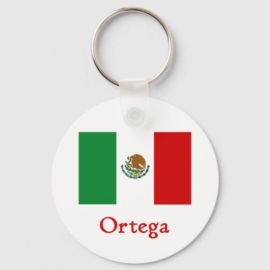 Porte-clés Drapeau mexicain Ortega (Recto)